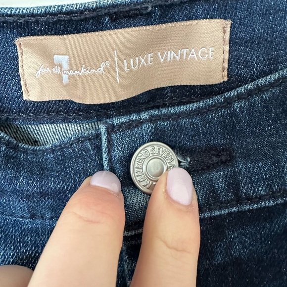 7 For All Mankind jeans. Lux Vintage. - Picture 3 of 6